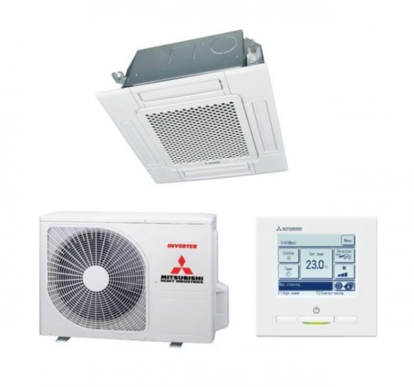 air conditioning Mitsubishi Heavy Industries Compact Cassette system 2.5kw R32 - Premium inverter