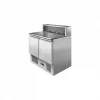Ice-A-Cool ICE3831GR 2 Door Marble Top Saladette Counter, 300 Litres