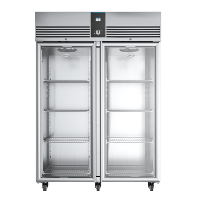 Foster EP1440G/41-495 EcoPro G3 Glass Double Door Upright Refrigerated Cabinet, 1350 Litres
