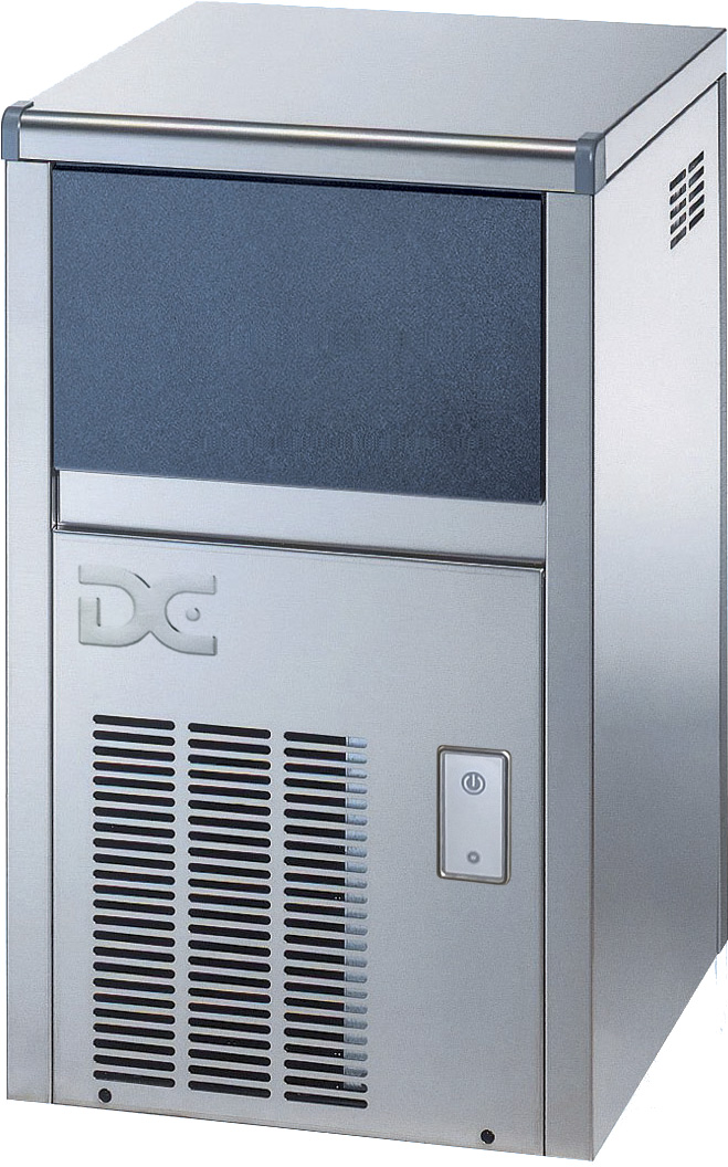 DC DCQ30-10A Self Contained Qube Ice Machine with Drain Pump, 30kg/24hrs Output / 10kg Storage