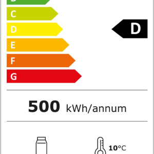 Alternative view of Sterling Pro Green SP3HC-LOW-BS Sliding Triple Door Low Height Bottle Cooler, 274 x 330ml Bottles