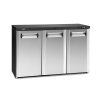 Gamko Maxiglass LG3/315CS Hinged Solid Stainless Steel Triple Door Undercounter Bottle Cooler, 338 Litres