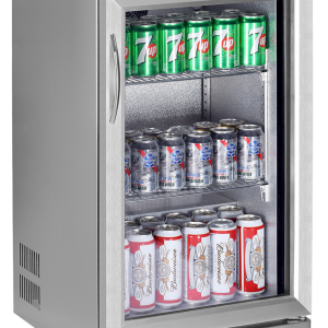 Sterling Pro Green SP1HC-STS Single Door Stainless Steel Bottle Cooler, 106 x 330ml Bottles
