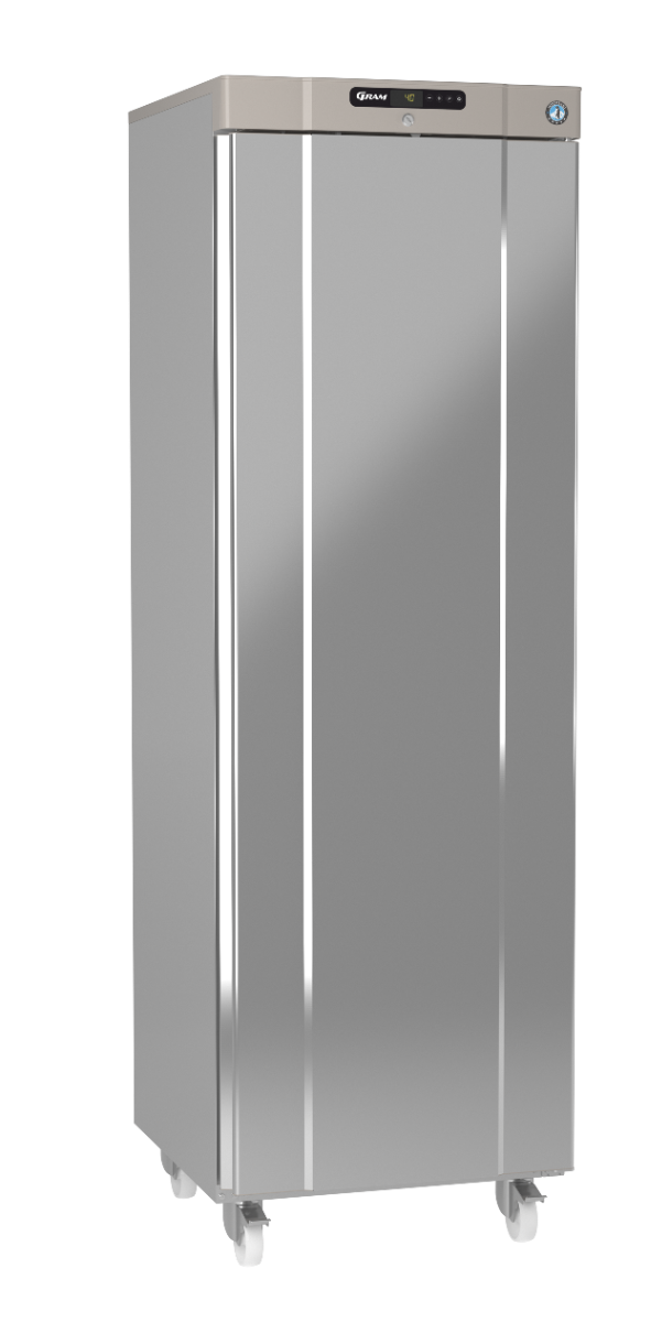Hoshizaki Compact K420 R-C DR G U Single Door Stainless Steel Upright Refrigerator, 343 Litres