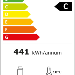 Alternative view of Sterling Pro Green SP3HC-LOW-BH Hinged Triple Door Low Height Bottle Cooler, 274 x 330ml Bottles