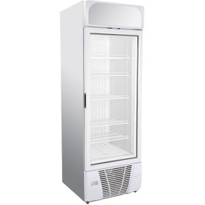 Sterling Pro Green BBVF500 Large Capacity White Single Door Display Freezer, 496 Litres