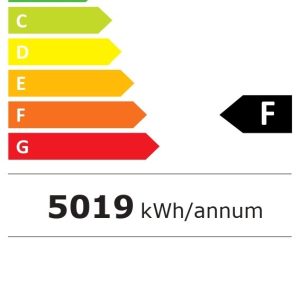 Alternative view of Vestfrost MF180 Glass Single Door Upright Display Freezer, 282 Litres