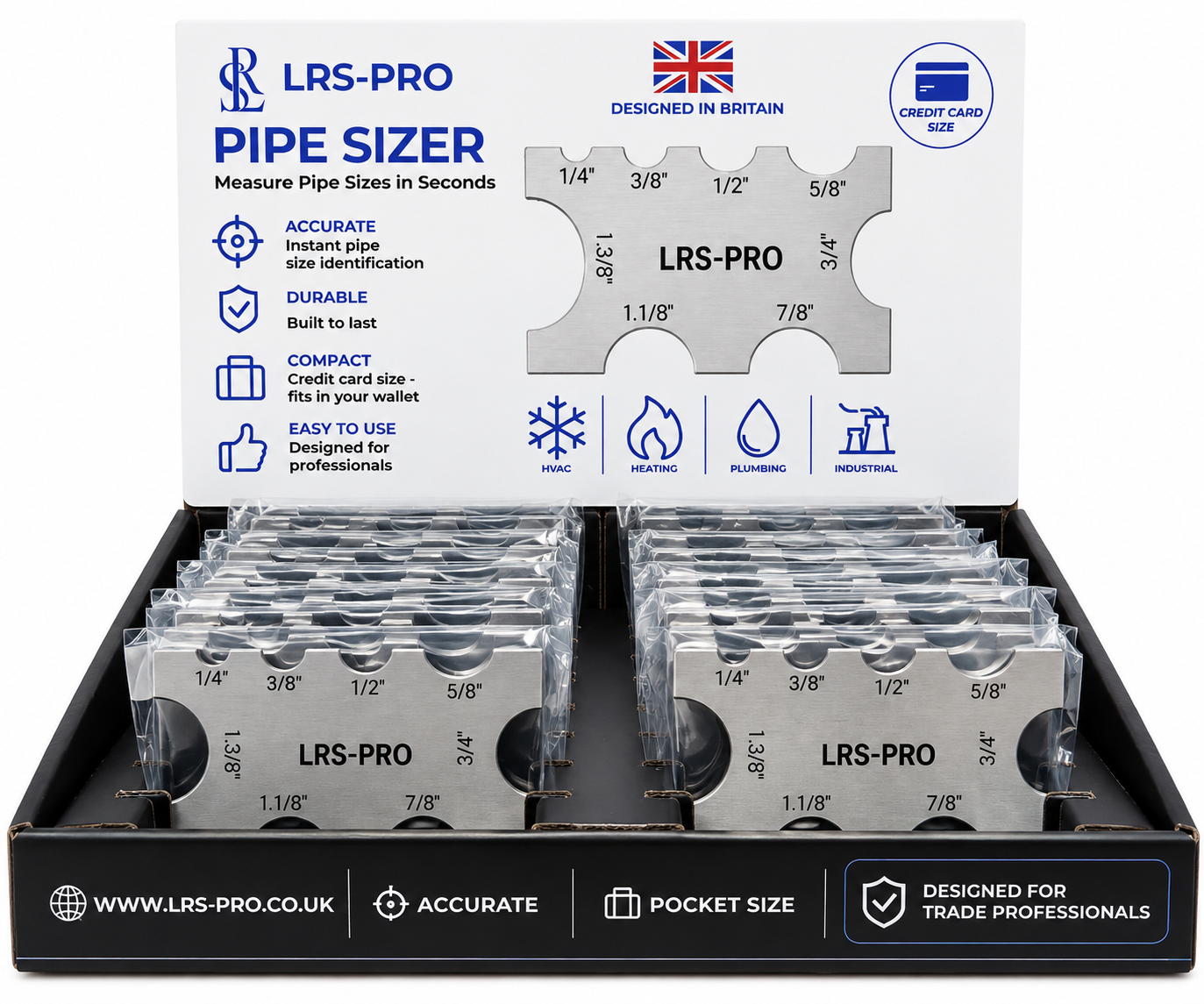 LRS-PRO Pocket Refrigeration Pipe Sizer for HVAC-R engineers
