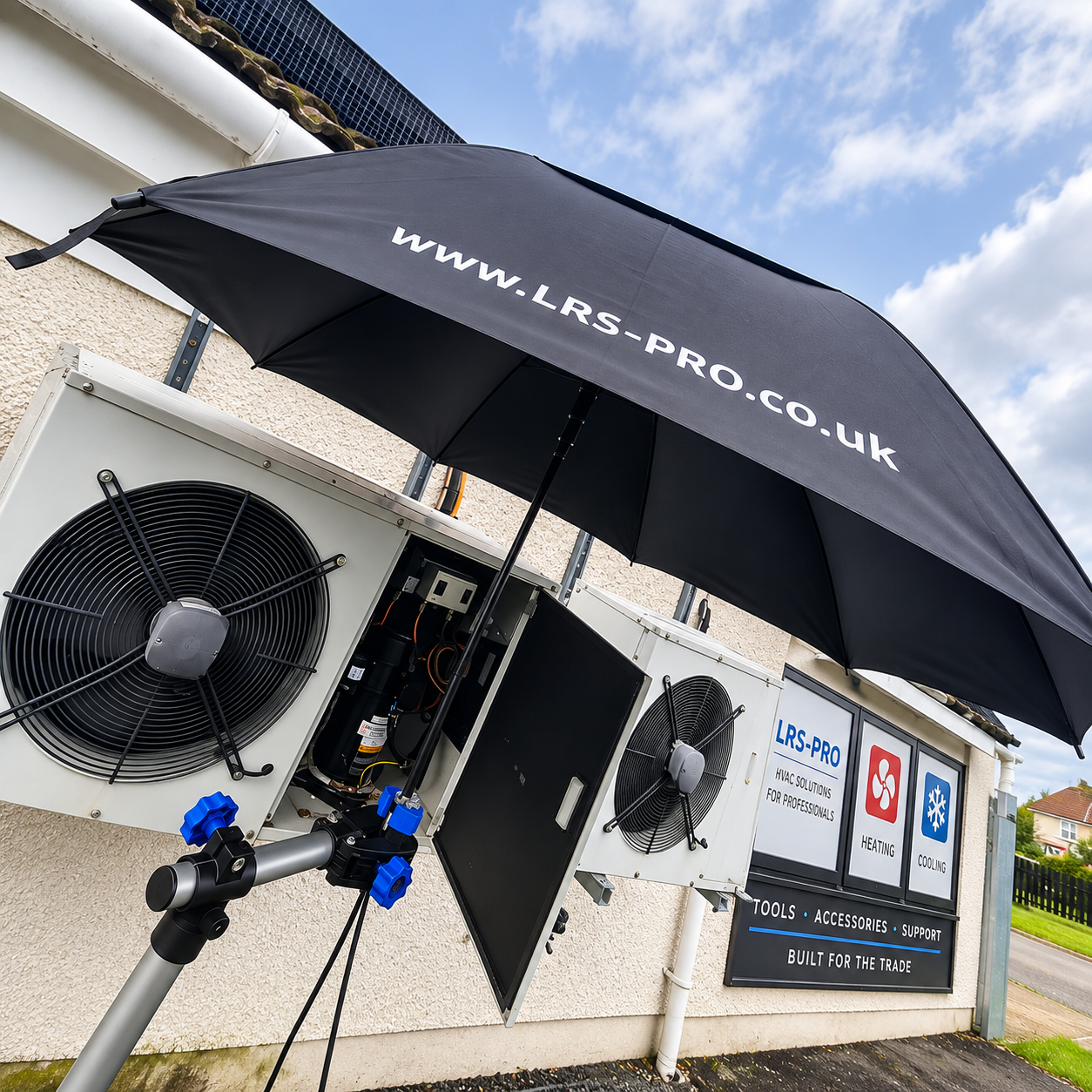LRS-PRO Adjustable Magnetic Umbrella Kit for HVAC
